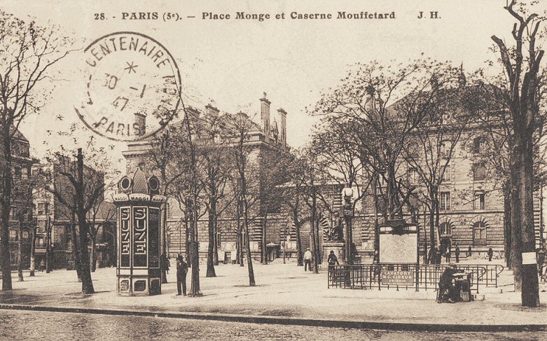 Place Monge, vers 1910