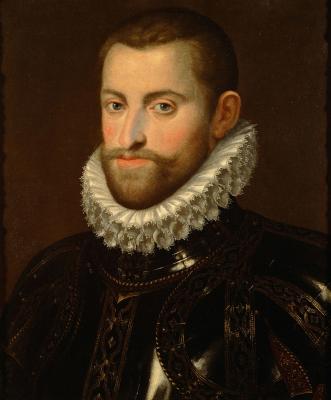 L'archiduc Ernest d'Autriche, gouverneur des Pays-Bas, par Martino Rota (vers 1580)