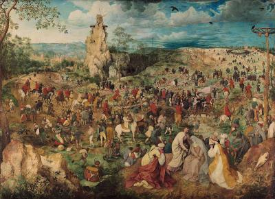 Le portement de croix, par Bruegel l'Ancien (1564)