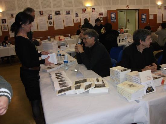 17/01/2010, Salon du livre d'hiver, Montgiscard (31), avec Marie-Pierre Pawlak