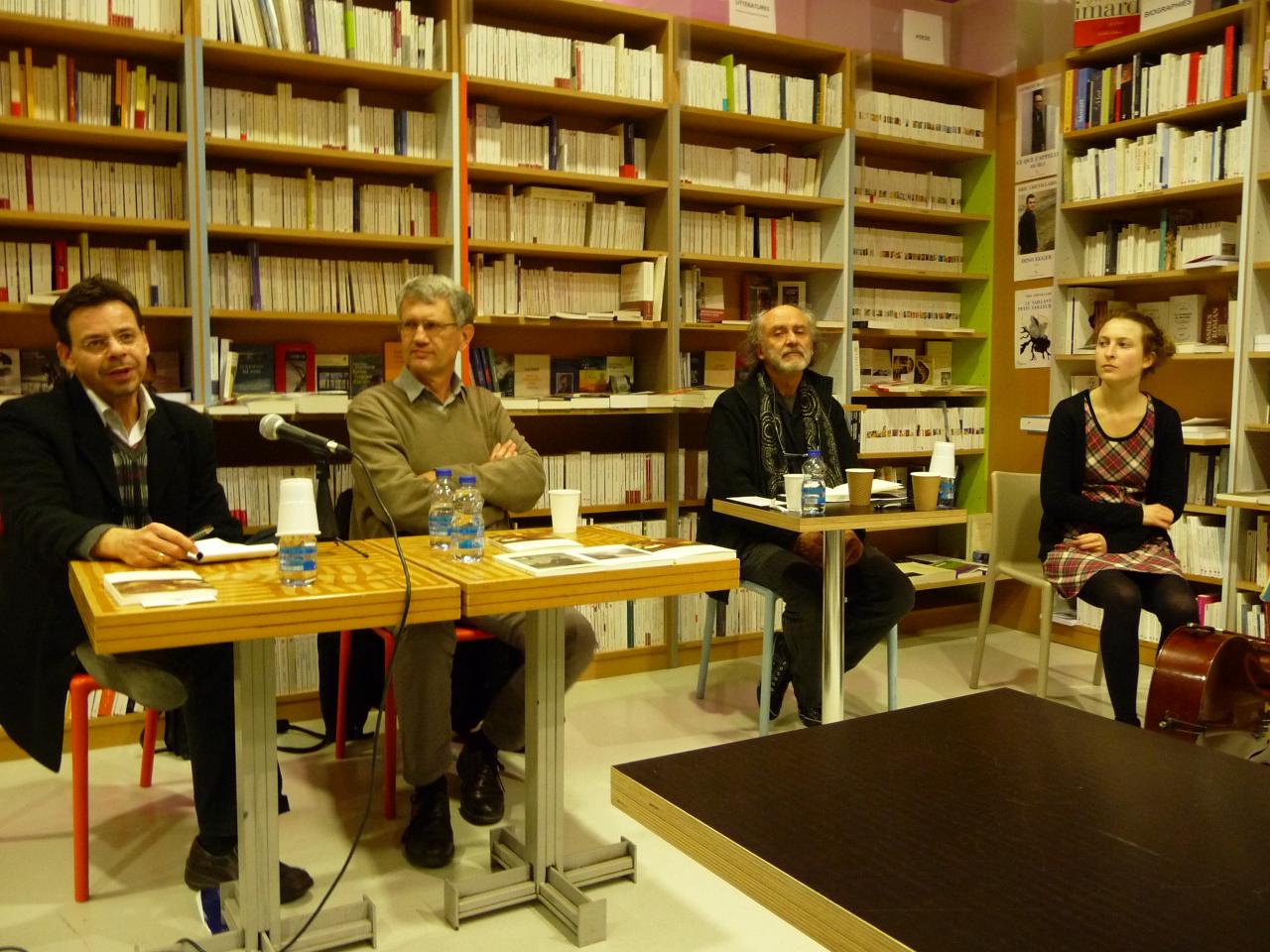 06/12/2011, Librairie Etudes, Toulouse (avec Patrick Marot, Yves Gourmelon, Oriane Fohr)