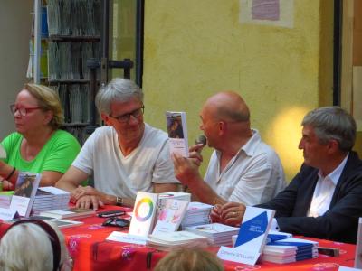 06/08/2015, Librairie Le poivre d'âne, Manosque (avec Jacques Mény)